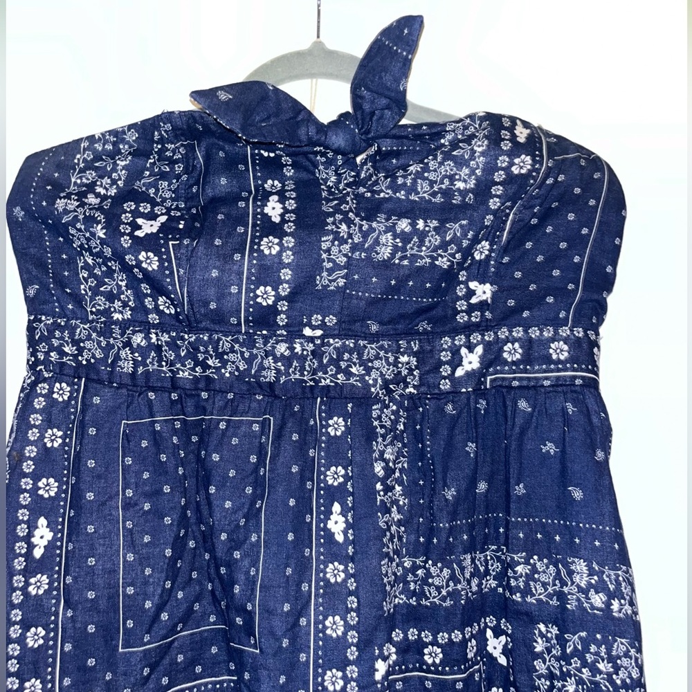 Universal Threads Paisley Patterned Navy Dress! - image 4